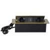 Orno Produžni kabel sa 2 x Schuko utičnice + 2 x USB, ugradbena - OR-AE-13126(GS)/BR