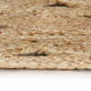 Ručno rađeni pleteni tepih od jute 210 cm