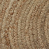 Ukrasni pleteni tepih od jute 90 cm okrugli