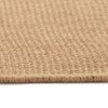 Ukrasni tepih od jute s podlogom od lateksa 80x160 cm prirodni