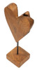 Skulptura Srce Tik Cm 15x10x35