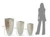 Držač Za Vaze Argy Set 3 Kom Cm Ø 38,1x90,8-30,5x75,6-24,8x62,2