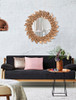Zidno Ogledalo Glam Petal Rame Cm Ø 73x5
