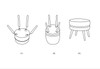 Stool Paris Black Cm Ø 35x40,5