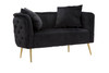Sofa Bucarest Crni Cm 127x74x71