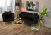 Sofa Bucarest Crni Cm 127x74x71