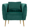Fotelja Bucarest Green Cm 76x74x73
