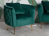 Fotelja Bucarest Green Cm 76x74x73
