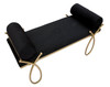 Klupa Crna Cm 112,5x49x53