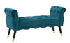 Klupica Paris Teal/Zlato Cm 120x40x60