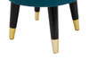 Taburet Paris Teal/Gold Cm Ø 35x40,5