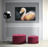 Puff/Storage Lines Novi Par Bordeaux Cm Ø 71x41-55x33