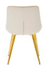 Stolac Paris Crema/Gold Set 2 Pz Cm 51x59x79
