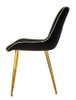 Stolica Paris Nera/Gold Set 2kom Cm 51x59x79