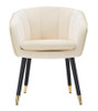 Fotelja Paris Crema/Gold Cm 62x58x78