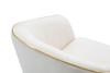 Fotelja Paris Crema/Gold Cm 62x58x78
