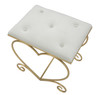 Taburet Srce Crema Cm 50x37,5x51,5