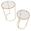 Stol Glam Simply Coppia Cm Ø 44,5x63-34,5x56,5