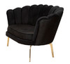 Sofa' Vienna Plus Black Cm 136x76x78