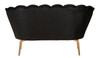 Sofa' Vienna Plus Black Cm 136x76x78