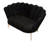 Sofa' Vienna Plus Black Cm 136x76x78