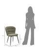 Stolica Losanna Green Set 2 Pz Cm 58x60,5x85