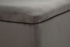 Klupica Sa Ostavom Srebrna Cm 112x42x50