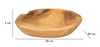 Pladnjak Tipic Teak Cm Ø 25x5