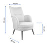 Wing Chair Victoria - crijep crveno