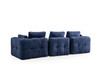 Sofa s 3 sjedala Amaris trosjed - tamnoplava boja