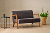 Sofa s 2 sjedala Kemer - Antracit