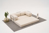 Sofa s 3 sjedala Comfort - krema v2