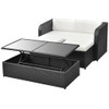 Vrtni Sofa Set 9 Kom Crni Poli Ratan