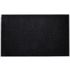 Crni otirač protiv klizanja od PVC za vrata 90 x 150 cm