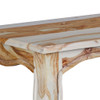 Konzolni stol od masivnog drva šišama 110 x 40 x 76 cm