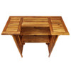 Barski stol od masivnog bagremovog drva 110 x 50 x 105 cm