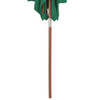 Vrtni suncobran s drvenom šipkom 150 x 200 cm zeleni