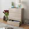 242544 Sideboard with 4 Drawers 60x30,5x71 cm Oak Colour