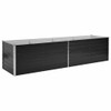 Povišena vrtna gredica antracit 320x80x77 cm pocinčani čelik