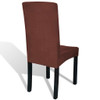 Rastezljive navlake za stolice 4 kom Smeđa boja