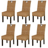 Blagovaonske stolice 6 kom Kubu Ratan i Mango Drvo (3x243638)