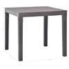 Vrtni stol boja kave 78 x 78 x 72 cm plastični