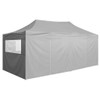 Profesionalni sklopivi šator za zabave 3 x 6 m čelični antracit