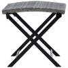 Sklopivi stolac od poliratana sivi