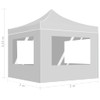 Sklopivi šator za zabave sa zidovima aluminijski 2 x 2 m bijeli