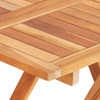 Sklopivi bistro stol 60 x 60 x 65 cm od masivne tikovine