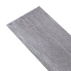 Podne obloge od PVC-a 5,02 m² 2 mm samoljepljive siva boja drva