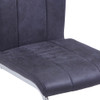 vidaXL Konzolne blagovaonske stolice sive 6 kom umjetna brušena koža
