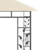 Sjenica s mrežom protiv komaraca 3 x 3 x 2,73 m krem 180 g/m²