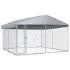 Vanjski kavez za pse s krovom 382x382x225 cm
